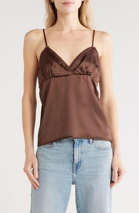 Vigoss Satin Camisole in Chocolate at Nordstrom Rack, Size Large