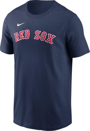 Nike Jarren Duran Boston Red Sox Nike Mens MLB T-Shirt in Blue | N19944BBQ9-6RF