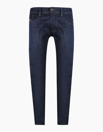 Diesel Womens Diesel Larkee-X Dark Blue Denim Pants - Navy - Size: W28 / 32l