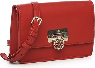 V&deg; 73 Tassen, Dames, Rood, ONE Size, Leer, Feesttas Met Logo