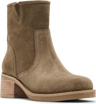 Blondo Cassadie Waterproof Bootie in Taupe Suede at Nordstrom, Size 5.5