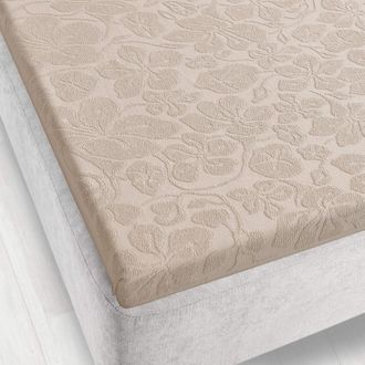 OEM S&aacute;bana Bajera Ajustable De Rizo Tulipan 150x205 Zwoltex Sepia Gruesa