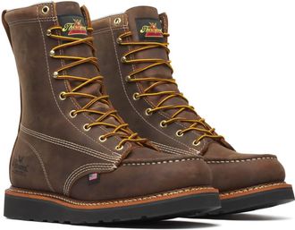Thorogood Mens Moc Toe Maxwear Wedge Boot In Crazy Horse