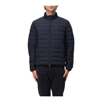 Emporio Armani Winter Jackets, male, Blue, Size: M Quilted Padded Jacket