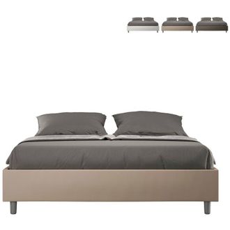 Itamoby Sommier Cama Doble Contenedor 160x200 Azelia M1 Color: Beige - Versi&oacute;n: Modelo Est&aacute;ndar