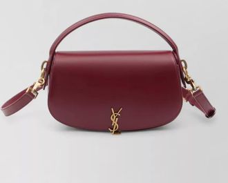 Saint Laurent voltaire half moon leather shoulder bag