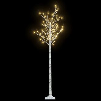 vidaXL &Aacute;rbol De Navidad Led Blanco C&aacute;lido Sauce Interior Exterior 1,8m Vidaxl