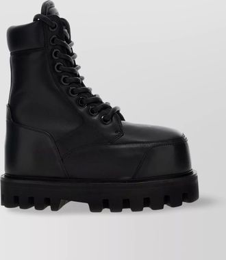 Alexander McQueen leather ankle boots