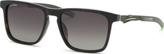 Plein Sport Mens SSP038 57 57722P Sunglasses - Black - One Size