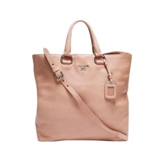 Prada Pre-owned Tote Bags, female, Pink, Size: ONE SIZE Pre-owned Vintage Shoulder Bag