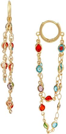 Saachi Saachi Glass Multi Layer Earrings