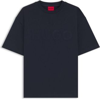 HUGO BOSS Cotton-jersey T-shirt with reflective logo