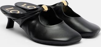 Loewe Pebble Soft leather mules