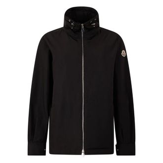 Moncler Dames, Jassen, Zwart, Maat: L Leer