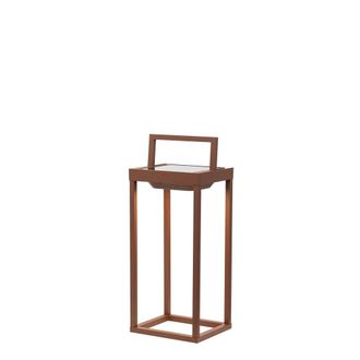 Zafferano Farol solar zafferano de 2w, sensor crepuscular, color corten, 37,3 cm