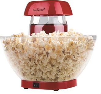 Brentwood 24 Cup Jumbo Hot Air Popcorn Maker in Red at Nordstrom