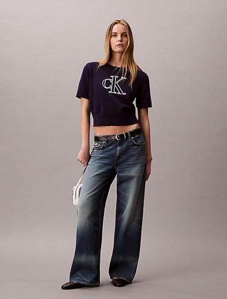 Calvin Klein Short Sleeve Monogram Jumper