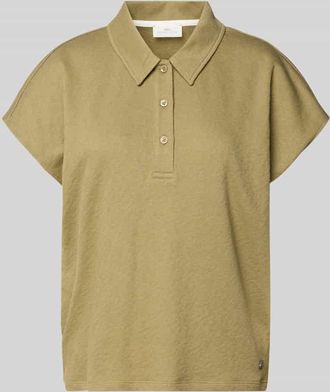 Fynch-Hatton Fynch-Hatton Regular Fit Poloshirt mit Strukturmuster Modell FLOAT in Khaki, Gr&ouml;&szlig;e XXL