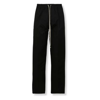 Rick Owens Wide Trousers, male, Black, Size: XL Dietrich Drawstring Trousers
