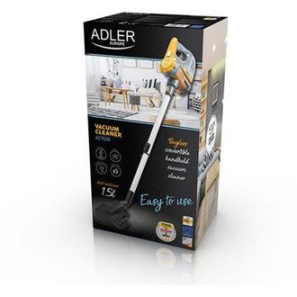Bigbuy Adler - Handstaubsauger - 1,5l - Beutellos - Wei&atilde;&yuml;/gelb-gold