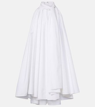 Givenchy Pleated cotton poplin minidress