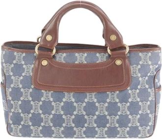 Celine Pre-owned Handbags, female, Blue, Size: ONE SIZE Pre-owned Vintage Handbag