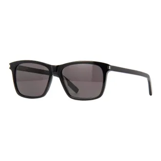 Saint Laurent SL339004 Square Full Rim Sunglasses - Black