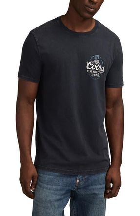 Lucky Brand Coors Cowboy Cotton Graphic T-Shirt in Total Eclipse at Nordstrom, Size X-Large