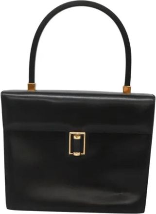 Gucci Tweedehands leren handtassen - Dames - Vintage Handtas - Zwart - ONE Size - Leer - Vintage