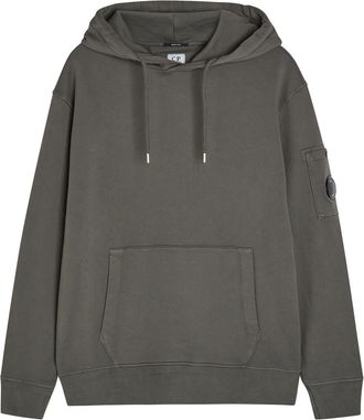 C.P. Company Hooded Cotton Sweatshirt - Dark Grey - XL