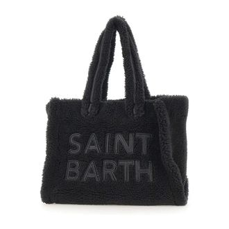 MC2 Saint Barth Colette Teddy - Dames - Shoppers - Zwart - ONE Size - Polyester - Tassen