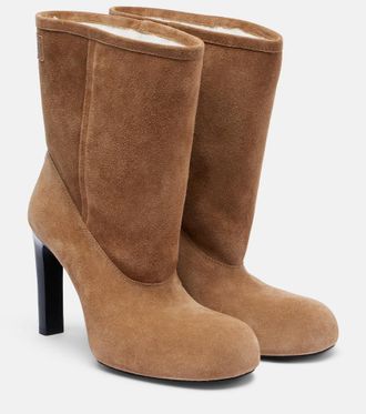 Balenciaga Fargo 80 suede ankle boots