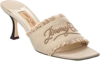 Jimmy Choo London Alexia 70 Canvas Sandal
