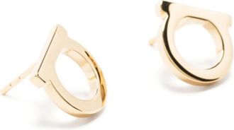 Ferragamo Gancini Grandi Earrings - Gold