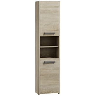 Topeshop Pisa - Armario De Ba&ntilde;o Estilo Moderno -170x40x30cm - Armario De Pared De Ba&ntilde;o - Almacenamiento De Ba&ntilde;o