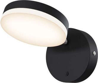 Maytoni Applique Da Parete Moderno Fad Metallo Nero Acrilico 1 Luce Led 6W