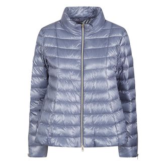 Herno Korte Gewatteerde Donsjas - Dames - Jassen - Blauw - Maat: XS Polyamide