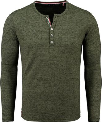Key Largo Mens NILS Button T-Shirt, Bottle Green (1503), S