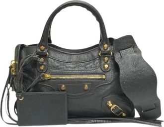 Balenciaga Pre-owned Vintage Handbag - Dames - Vintage Handtas - Zwart - ONE Size - Leer - Vintage