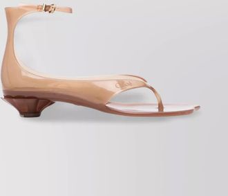 Chlo&eacute; tpu jelly thong sandals