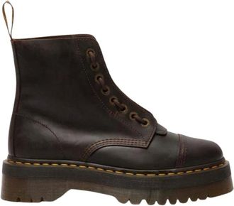 Dr. Martens Schoenen, Dames, Bruin, 39 EU, Leer, Sinclair Platform Boot