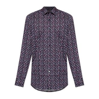 Etro Heren, Overhemden, Blauw, Maat: 3XL Katoen