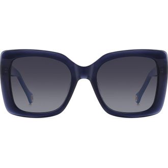 Carolina Herrera HER 0258/G/S 54mm Square Sunglasses in Blue at Nordstrom Rack