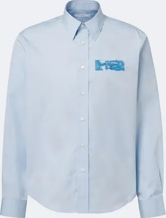 Givenchy Camisa de algod&oacute;n con logo