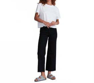 ASKK NY Slim Crop Jeans In Black Resin