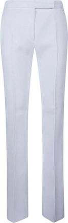 Max Mara Slim-fit Broeken - Dames - Slim Fit Broeken - Wit - L - Broeken