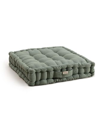 benuta Coj&iacute;n de suelo verde 45x45x10
