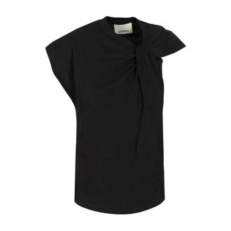 Isabel Marant Dames, Tops, Zwart, Maat: S Katoen
