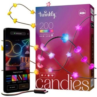Twinkly Twinkly Candies Star Christmas Lights Smart 200 Led Rgb Ii Generaci&oacute;n Cable Verde