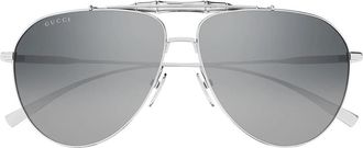 Gucci Sunglasses Gg2064 S 002 Silver/Grey Men